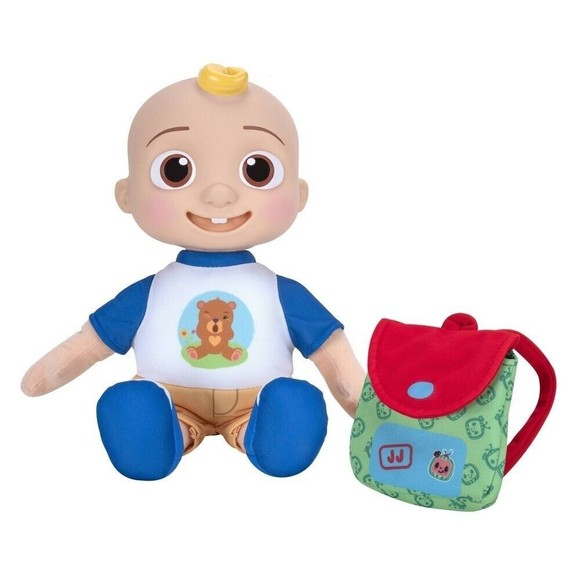 Cocomelon JJ Musical Back to School Plush Doll with Backpack - Picture 2 of 3